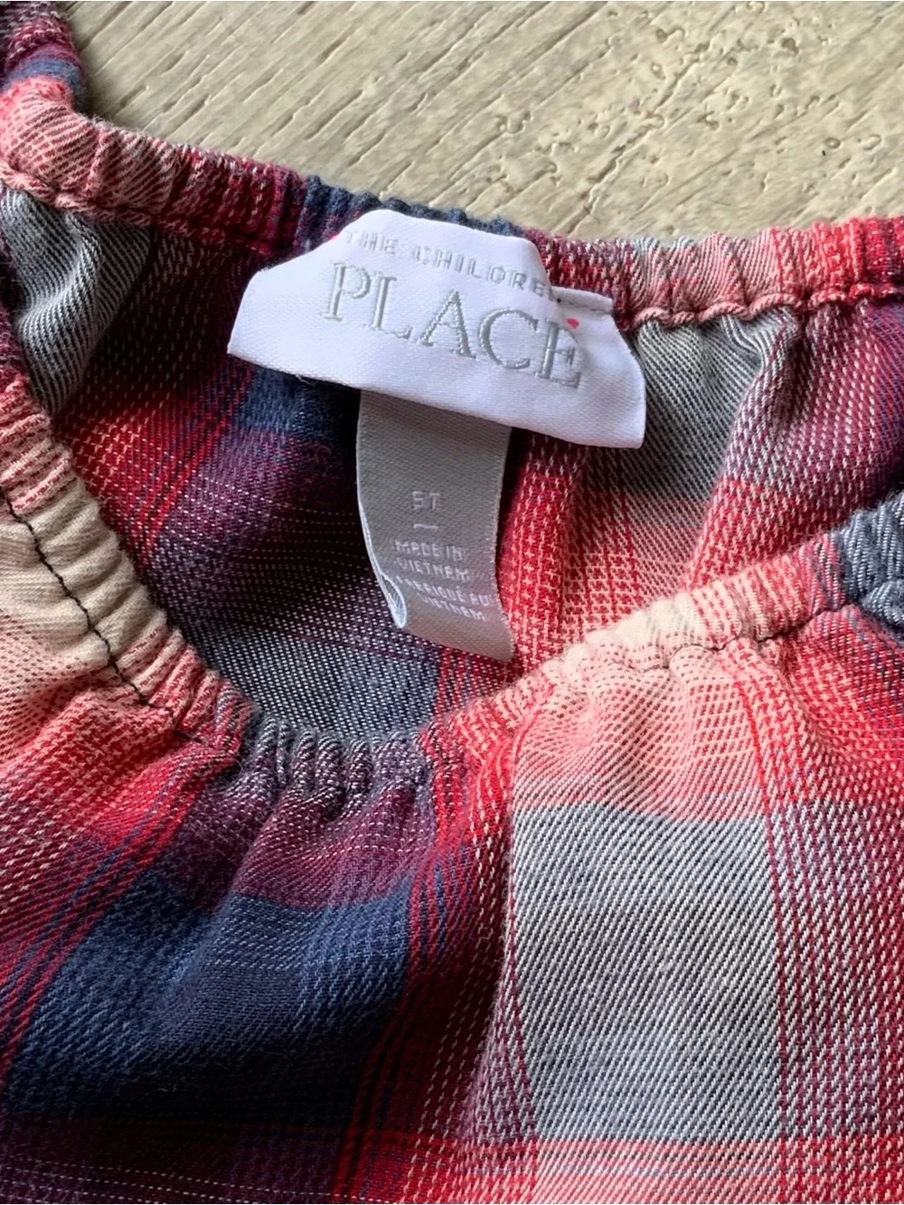 The Children's Place Plaid Dress Girls 5T - Picture 3 of 7